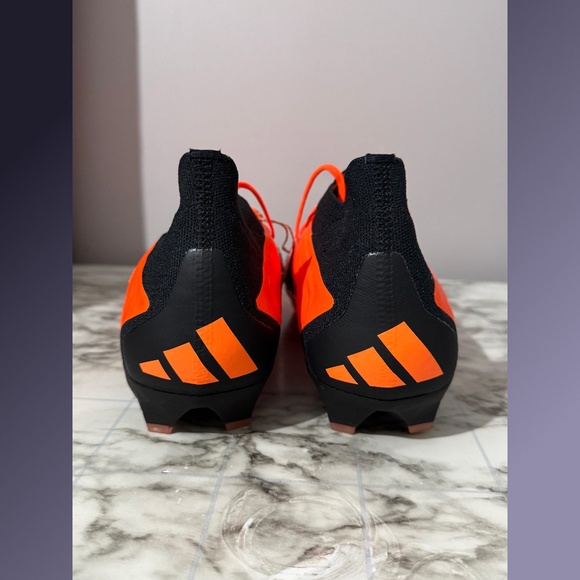 Adidas Predator Accuracy.1 FG Soccer Cleats Orange Black GW4625 Men’s Size 9 - Picture 10 of 10